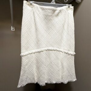 WHBM white skirt EUC